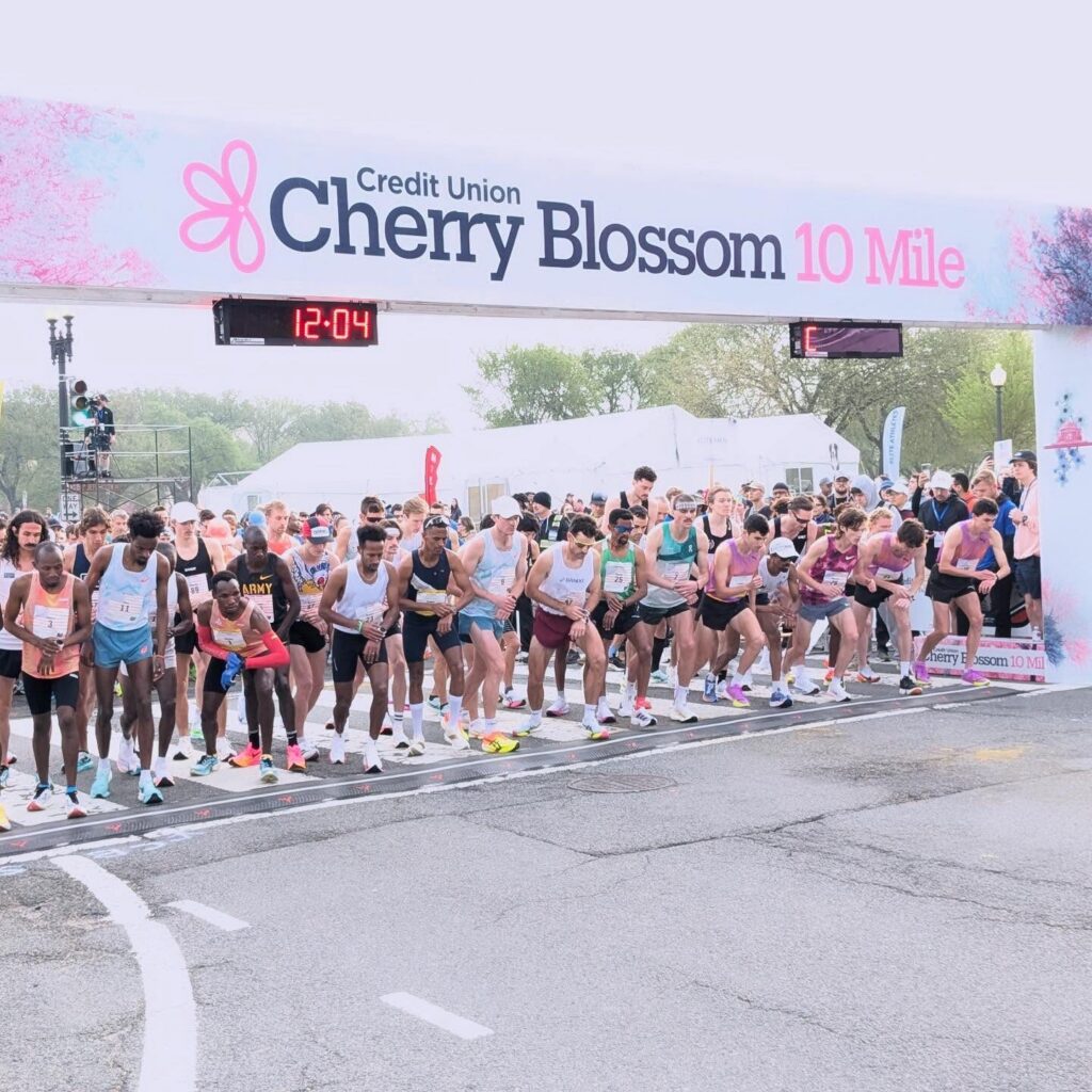2025 Cherry Blossom Start Line