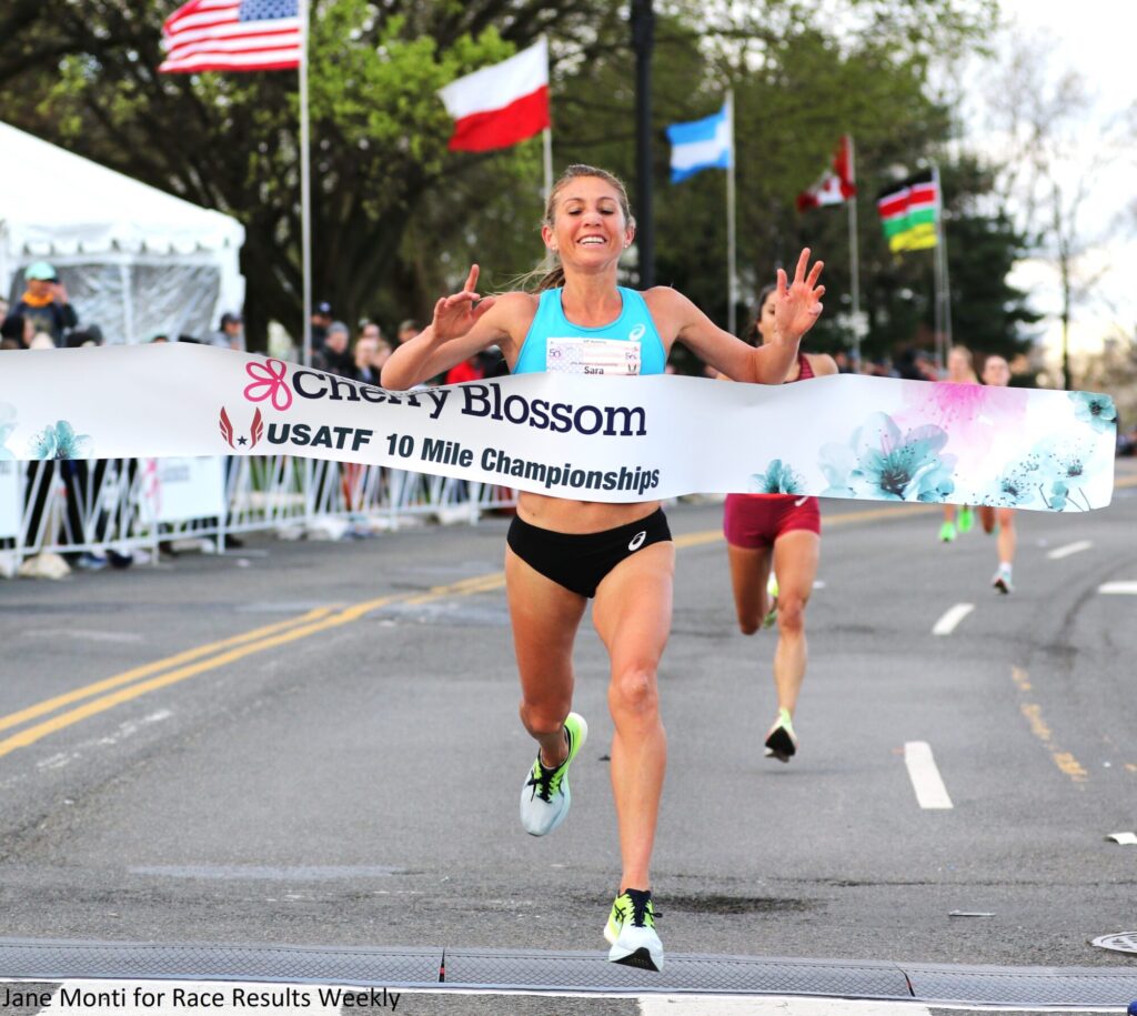 Hall Sara Finish Arms Raised CUCB 2023 Jane Monti With Credit