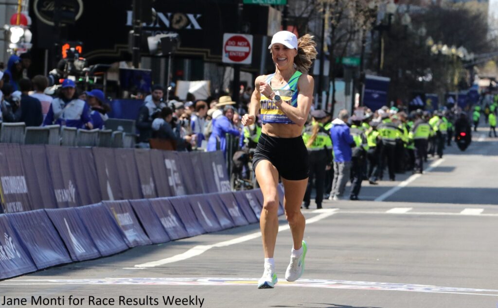 McCLAIN Boston Marathon Finish CROP 2025 Jane Monti With Credit